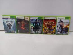 Bundle of 5 Microsoft Xbox 360 Video Games