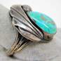 Southwestern Artisan 925 Sterling Silver Turquoise Ring 7.9g image number 4