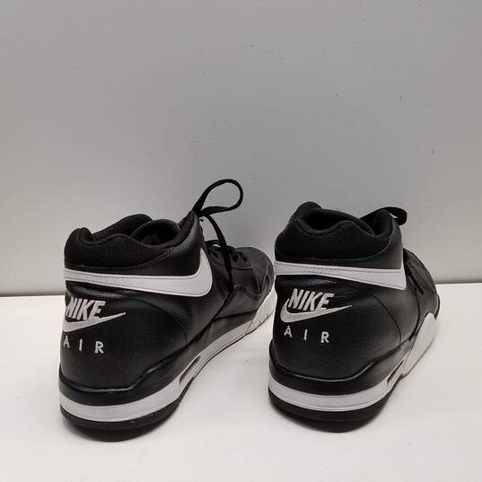 Nike Flight Legacy Black White Men Athletics Sneakers US 10 image number 4
