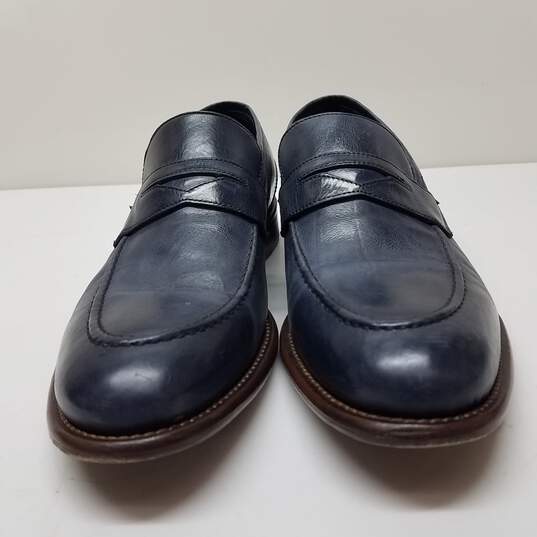 Johnston & Murphy 1850 Bryson Perry Blue Loafers Size 10 image number 2