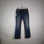 Womens Regular Fit Medium Wash 5 Pocket Design Denim Bootcut Jeans Size 31 image number 1