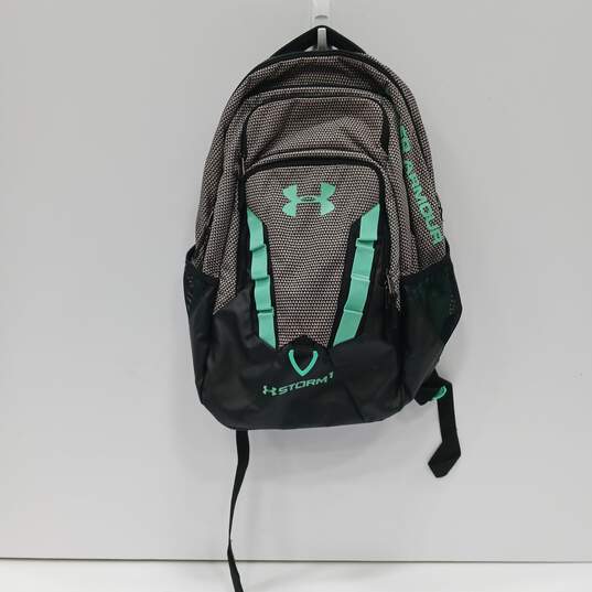Under Armour Storm1 Unisex Black and Gray Backpack image number 1