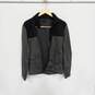 Spyder Men's Gray/Black Color Block Full Zip Mock Neck Jacket Size M image number 1