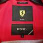 Ferrari Mens Red Pockets Formula 1 Club Full Zip Racing Jacket Size Large image number 3