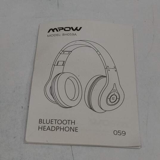 MPOW BHO59A Bluetooth Headphones Foldable Over the Ear with Carry Case image number 3