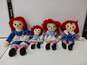 Bundle of 4 Raggedy Ann Doll In Various Sizes image number 1