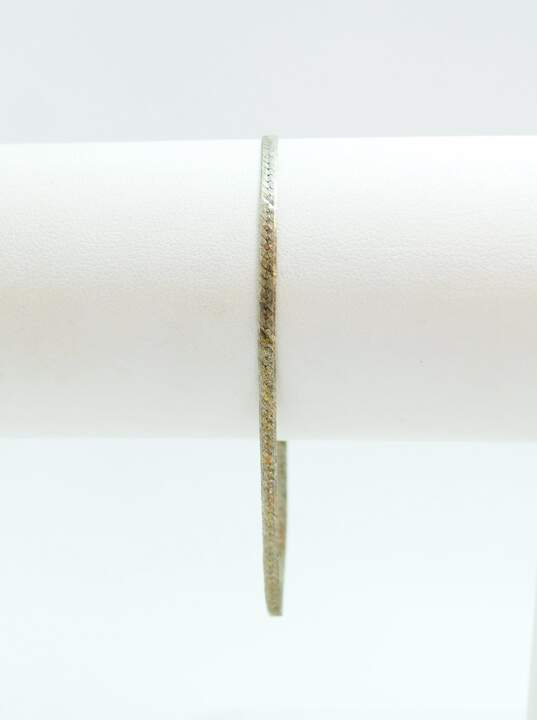 925 Pearl Stud Earrings Locket Pendant Necklace Garnet Ring Chain Bracelet 25.7g image number 5