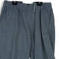 Mens Gray Elastic Waist Pockets Stretch Straight Leg Sweatpants Size Large image number 3