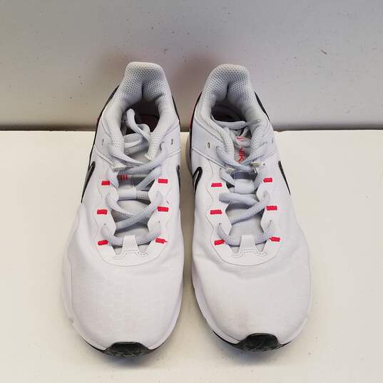 Nike Legend Essential 2 White Football Grey Crimson Athletic Shoes Women's Size 6.5 image number 6