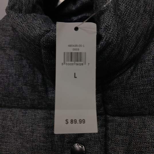 Banana Republic Men's Gray Puffer Vest Size L W/Tags image number 4