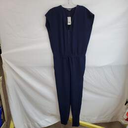 Vince. Navy Blue Short Sleeved Jumpsuit WM Size 2 NWT