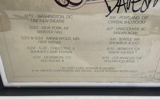 Framed & Signed Chromeo Tour Poster image number 5