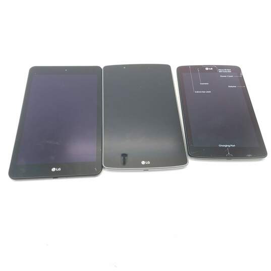 LG Tablets Assorted Models Lot of 3 image number 2