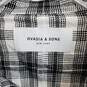 Ovadia & Sons Black & Cream Max Flannel Plaid Patterned Shirt MN Size M NWT image number 3
