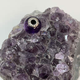 Designer Pandora 925 ALE Sterling Silver Purple Murano Glass Beaded Charm