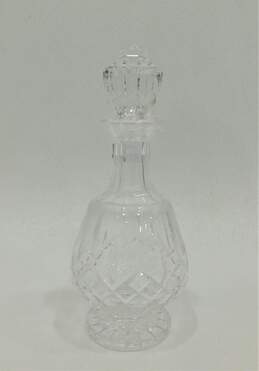 Waterford Crystal Lismore Footed Brandy Decanter Bottle 12in. w/ Stopper