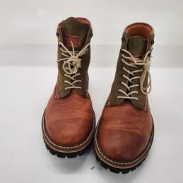 1883 by Wolverine 'Tomas' Plain Toe Brown Leather Boots Men's Size 13 alternative image