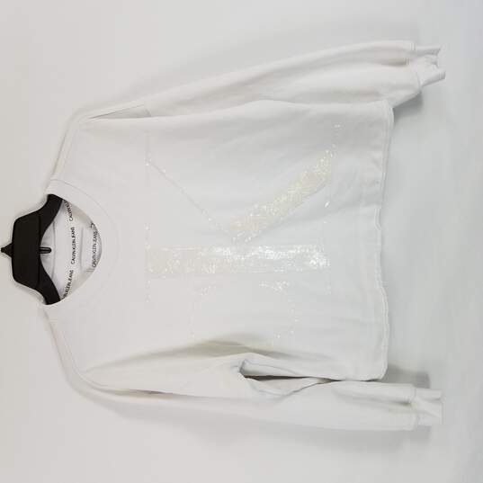Calvin Klein Jeans Women Long Sleeve White XS image number 1