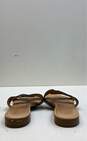 Coach And Four Black Leather Slide Sandals Women's Size 7 image number 5