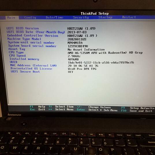 Lenovo ThinkPad E545 15in Laptop AMD A6-5350M CPU 4GB RAM 320GB HDD image number 7
