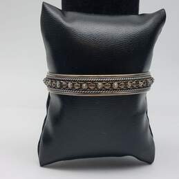 Sterling Silver Cuff 6" Bracelet 21.9g