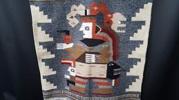 Hand Woven Wool Tapestry, 25x60in. alternative image