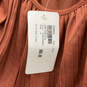 NWT Womens Orange Sleeveless Boho Pleated Evereve Willa Maxi Dress Size M image number 3