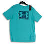 NWT Mens Turquoise Printed Short Sleeve Crew Neck Pullover T-Shirt Size XL image number 1