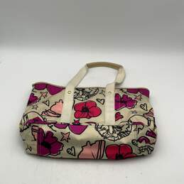 Coach Womens Multicolor Floral Inner Zipper Pocket Double Handle Tote Bag Purse alternative image