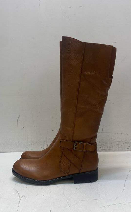 Franco Sarto Pristine Brown Riding Boots Women's Size 9 image number 2