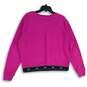 UGG Womens Pink Nena Long Sleeve Crew Neck Pullover Sweatshirt Size Large image number 2