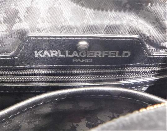 Karl Lagerfeld Black Logo Tote Bag image number 3