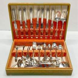 Holmes & Edwards Inlaid IS Silver Plated 60 Piece Cutlery Service Set