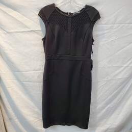 Adrianna Papell Sleeveless Black Dress Women's Size 8 NWT