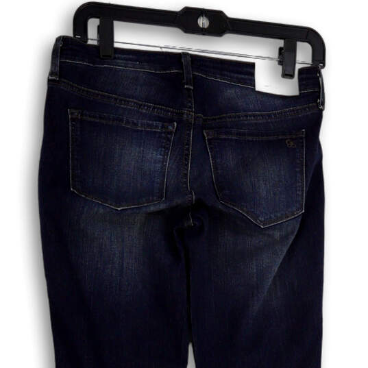 NWT Womens Blue Medium Wash Regular Fit Pockets Denim Skinny Jeans Size 27 image number 4