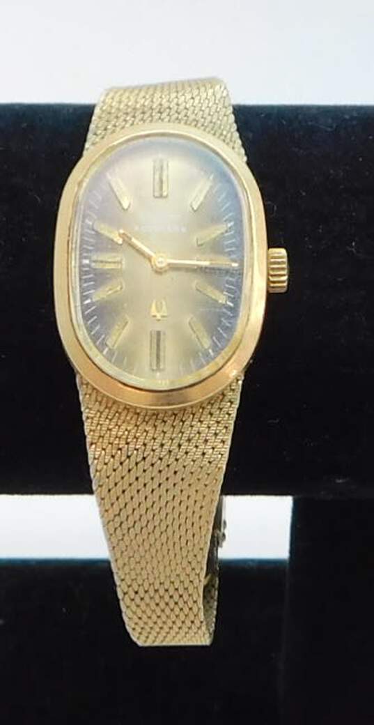 Bulova Accutron R842201 Gold Plated Ladies Watch 24.6g image number 1