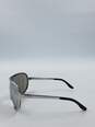 Armani Exchange Silver Shield Sunglasses image number 4