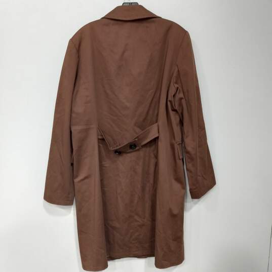 Pendleton Brown Trench Coat Women's Size 14 image number 3