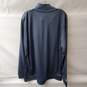 Champion Gray 1/4 Zip Up Cougars Athletic Sweatshirt Size L image number 2