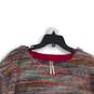 Anthropologie Womens Multicolor Round Neck Long Sleeve Pullover Sweater Size M image number 3