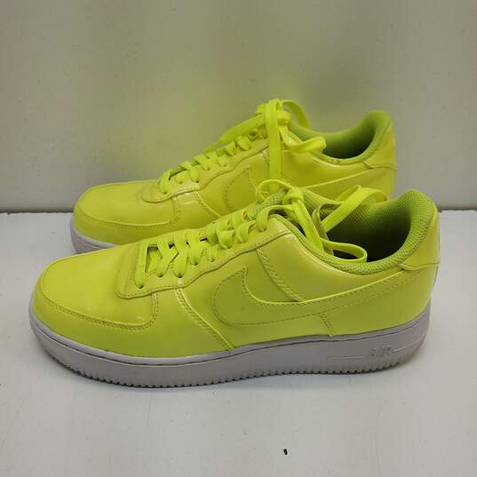 Nike Air Force 1 '07 LV8 UV Neon Green, White Sneakers AJ9505-700 Size 9