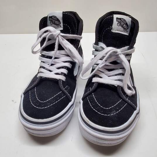Vans Black Lace Up Wafflecup Sneakers Size 5.5 image number 1