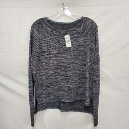 NWT rag & bone Heather Gray & Black Long Sleeve Sweater Size XS
