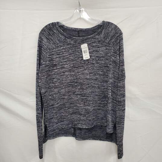 NWT rag & bone Heather Gray & Black Long Sleeve Sweater Size XS image number 1