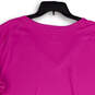 Womens Purple Short Sleeve V-Neck Pullover Activewear T-Shirt Size 3X image number 4
