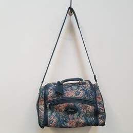 Vintage Skyway Floral Tapestry Overnight/Carry On Travel Bag
