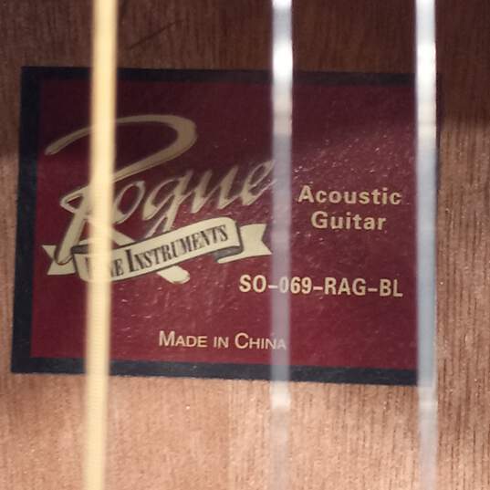 Rogue Acoustic Blue Body Guitar Model SO-069-RAG-BL image number 4