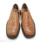 Venturini Italy Brown Leather Loafers Shoes Men's Size 8 image number 5