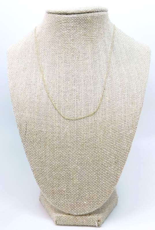 14K Yellow Gold Chain Necklace 1.5g image number 1