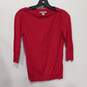 BANANA REPUBLIC WOMEN'S PINK/RED KNIT SWEATER SIZE S image number 1